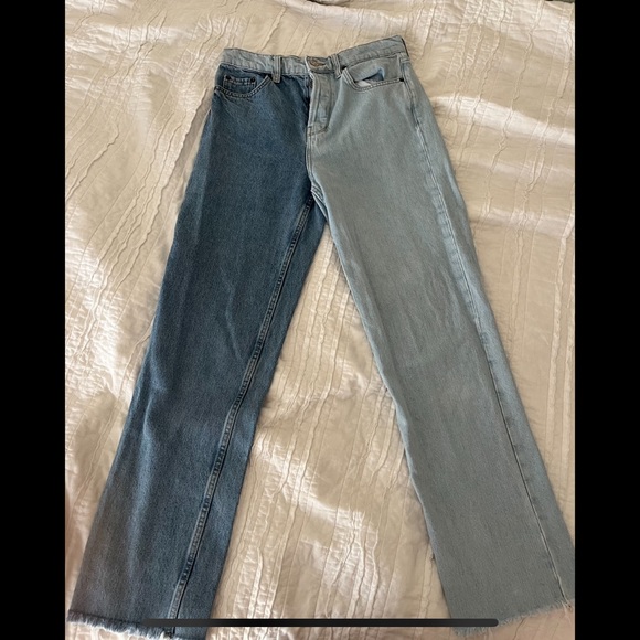 Bdg two tone raw hem jeans - Picture 2 of 4
